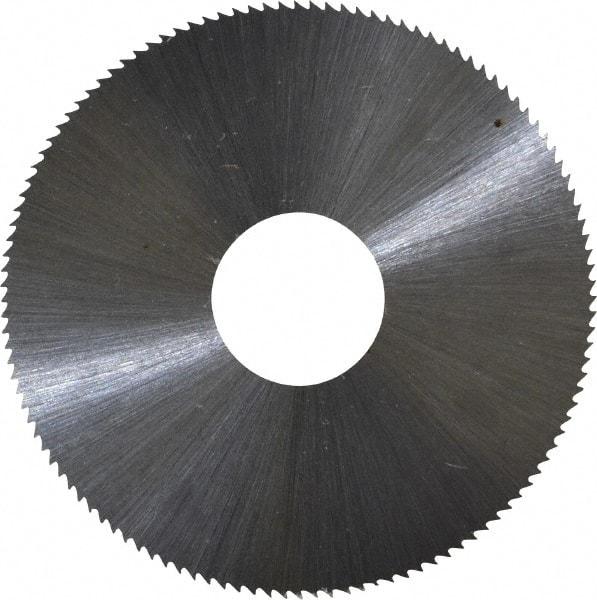 Controx - 1-3/4" Diam x 0.0156" Blade Thickness x 1/2" Arbor Hole Diam, 120 Tooth Slitting and Slotting Saw - Arbor Connection, Right Hand, Uncoated, Cobalt, Concave Ground - Makers Industrial Supply