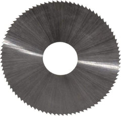 Controx - 1-3/4" Diam x 0.02" Blade Thickness x 1/2" Arbor Hole Diam, 90 Tooth Slitting and Slotting Saw - Arbor Connection, Right Hand, Uncoated, High Speed Steel, Concave Ground - Makers Industrial Supply