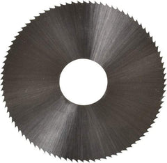 Controx - 1-3/4" Diam x 0.025" Blade Thickness x 1/2" Arbor Hole Diam, 90 Tooth Slitting & Slotting Saw - Arbor Connection, Right Hand, Uncoated, M2 High Speed Steel, Concave Ground - Makers Industrial Supply