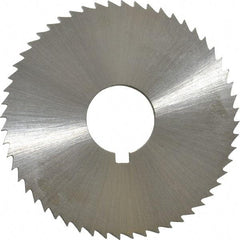 Controx - 1-3/4" Diam x 0.0781" Blade Thickness x 1/2" Arbor Hole Diam, 56 Tooth Slitting and Slotting Saw - Arbor Connection, Right Hand, Uncoated, Cobalt, Concave Ground, Contains Keyway - Makers Industrial Supply