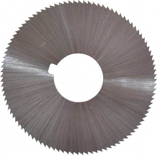 Controx - 1-3/4" Diam x 0.0938" Blade Thickness x 1/2" Arbor Hole Diam, 56 Tooth Slitting and Slotting Saw - Arbor Connection, Right Hand, Uncoated, Cobalt, Concave Ground, Contains Keyway - Makers Industrial Supply