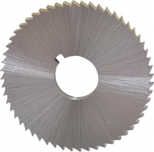 Controx - 2" Diam x 0.0156" Blade Thickness x 5/8" Arbor Hole Diam, 132 Tooth Slitting and Slotting Saw - Arbor Connection, Right Hand, Uncoated, High Speed Steel, Concave Ground - Makers Industrial Supply