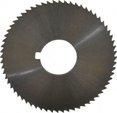 Controx - 2" Diam x 0.0781" Blade Thickness x 5/8" Arbor Hole Diam, 64 Tooth Slitting and Slotting Saw - Arbor Connection, Right Hand, Uncoated, Cobalt, Concave Ground, Contains Keyway - Makers Industrial Supply