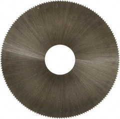 Controx - 2-1/2" Diam x 0.01" Blade Thickness x 5/8" Arbor Hole Diam, 160 Tooth Slitting and Slotting Saw - Arbor Connection, Right Hand, Uncoated, High Speed Steel, Concave Ground - Makers Industrial Supply