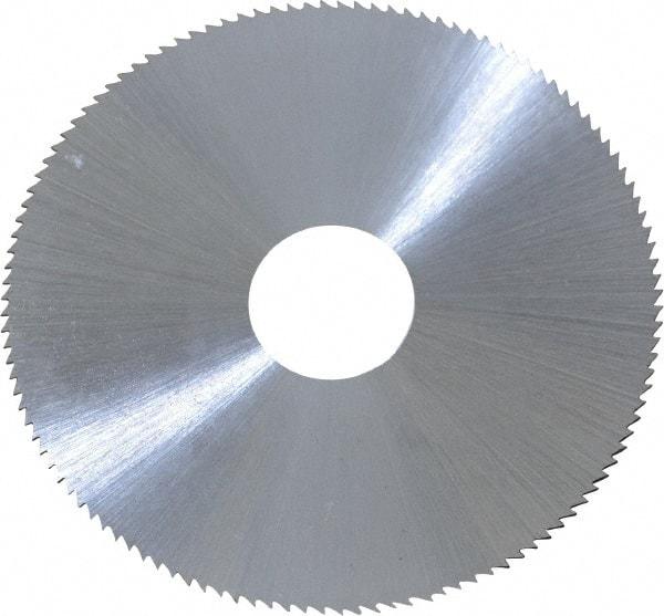 Controx - 2-1/2" Diam x 0.025" Blade Thickness x 5/8" Arbor Hole Diam, 120 Tooth Slitting & Slotting Saw - Arbor Connection, Right Hand, Uncoated, M2 High Speed Steel, Concave Ground - Makers Industrial Supply