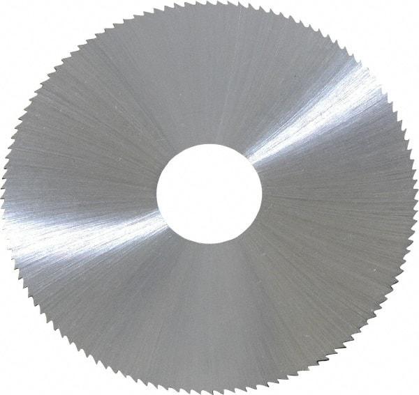 Controx - 2-1/2" Diam x 0.0313" Blade Thickness x 5/8" Arbor Hole Diam, 120 Tooth Slitting & Slotting Saw - Arbor Connection, Right Hand, Uncoated, M2 High Speed Steel, Concave Ground - Makers Industrial Supply