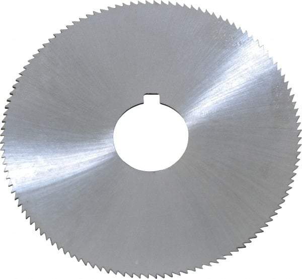 Controx - 2-1/2" Diam x 0.04" Blade Thickness x 5/8" Arbor Hole Diam, 120 Tooth Slitting and Slotting Saw - Arbor Connection, Right Hand, Uncoated, Cobalt, Concave Ground, Contains Keyway - Makers Industrial Supply