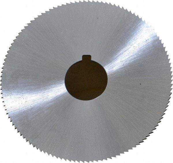 Controx - 2-1/2" Diam x 0.0469" Blade Thickness x 5/8" Arbor Hole Diam, 120 Tooth Slitting and Slotting Saw - Arbor Connection, Right Hand, Uncoated, Cobalt, Concave Ground, Contains Keyway - Makers Industrial Supply