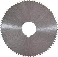 Controx - 2-1/2" Diam x 0.0938" Blade Thickness x 5/8" Arbor Hole Diam, 72 Tooth Slitting and Slotting Saw - Arbor Connection, Right Hand, Uncoated, Cobalt, Concave Ground, Contains Keyway - Makers Industrial Supply