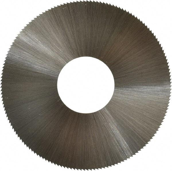 Controx - 3" Diam x 0.014" Blade Thickness x 1" Arbor Hole Diam, 160 Tooth Slitting and Slotting Saw - Arbor Connection, Right Hand, Uncoated, High Speed Steel, Concave Ground - Makers Industrial Supply