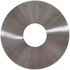 Controx - 3" Diam x 0.02" Blade Thickness x 1" Arbor Hole Diam, 160 Tooth Slitting and Slotting Saw - Arbor Connection, Right Hand, Uncoated, High Speed Steel, Concave Ground - Makers Industrial Supply