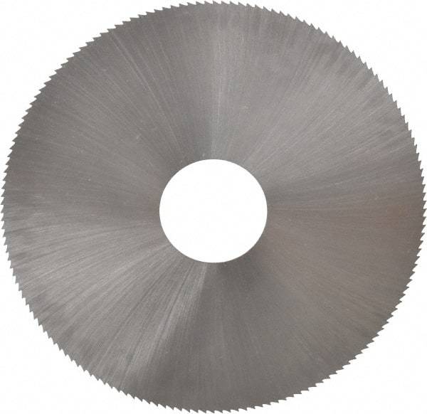 Controx - 4" Diam x 0.02" Blade Thickness x 1" Arbor Hole Diam, 160 Tooth Slitting and Slotting Saw - Arbor Connection, Right Hand, Uncoated, Cobalt, Concave Ground - Makers Industrial Supply