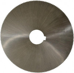 Controx - 5" Diam x 0.0469" Blade Thickness x 1" Arbor Hole Diam, 160 Tooth Slitting and Slotting Saw - Arbor Connection, Right Hand, Uncoated, Cobalt, Concave Ground, Contains Keyway - Makers Industrial Supply