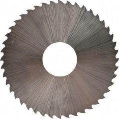 Controx - 1-3/4" Diam x 0.0313" Blade Thickness x 1/2" Arbor Hole Diam, 44 Tooth Slitting & Slotting Saw - Arbor Connection, Right Hand, Uncoated, M2 High Speed Steel, 15° Rake, Concave Ground - Makers Industrial Supply