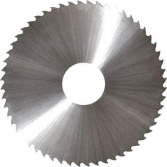 Controx - 2-1/2" Diam x 0.025" Blade Thickness x 5/8" Arbor Hole Diam, 56 Tooth Slitting & Slotting Saw - Arbor Connection, Right Hand, Uncoated, M2 High Speed Steel, 15° Rake, Concave Ground - Makers Industrial Supply