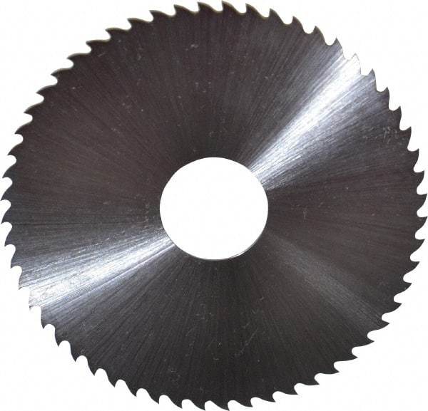 Controx - 2-1/2" Diam x 0.0313" Blade Thickness x 5/8" Arbor Hole Diam, 56 Tooth Slitting & Slotting Saw - Arbor Connection, Right Hand, Uncoated, M2 High Speed Steel, 15° Rake, Concave Ground - Makers Industrial Supply