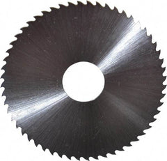 Controx - 2-1/2" Diam x 0.0313" Blade Thickness x 5/8" Arbor Hole Diam, 56 Tooth Slitting & Slotting Saw - Arbor Connection, Right Hand, Uncoated, M2 High Speed Steel, 15° Rake, Concave Ground - Makers Industrial Supply