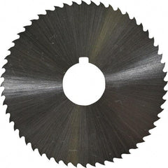 Controx - 2-1/2" Diam x 0.0469" Blade Thickness x 5/8" Arbor Hole Diam, 56 Tooth Slitting and Slotting Saw - Arbor Connection, Right Hand, Uncoated, Cobalt, 15° Rake, Concave Ground, Contains Keyway - Makers Industrial Supply