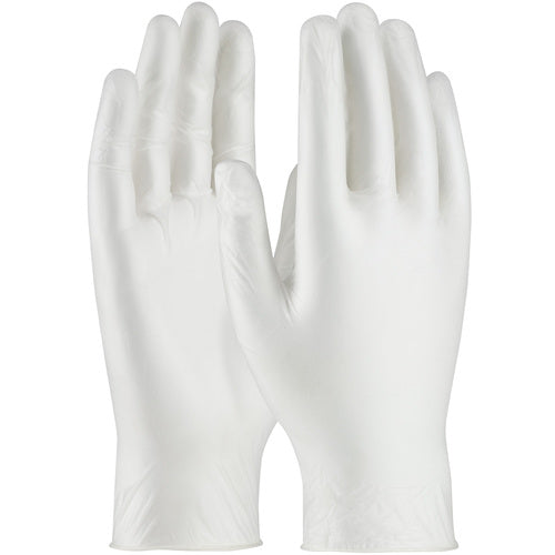 ‎64-435PF/L Disposable Gloves - Ambi-Dex Disposable Vinyl - 5 mil Clear - Premium Grade - Powder Free - Exact Industrial Supply