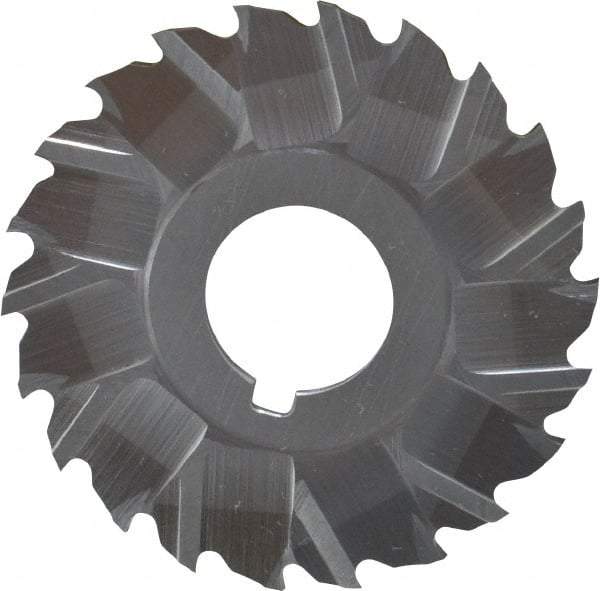 Controx - 2" Blade Diam x 1/16" Blade Thickness, 5/8" Hole, 22 Teeth, Cobalt Side Chip Saw - Staggered Tooth, Arbor Connection, Right Hand Cut, Uncoated, with Keyway - Makers Industrial Supply