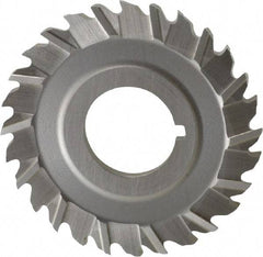 Controx - 2-1/2" Blade Diam x 1/8" Blade Thickness, 7/8" Hole, 28 Teeth, Cobalt Side Chip Saw - Staggered Tooth, Arbor Connection, Right Hand Cut, Uncoated, with Keyway - Makers Industrial Supply