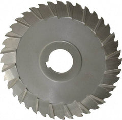 Controx - 5" Blade Diam x 1/8" Blade Thickness, 1" Hole, 40 Teeth, Cobalt Side Chip Saw - Staggered Tooth, Arbor Connection, Right Hand Cut, Uncoated, with Keyway - Makers Industrial Supply