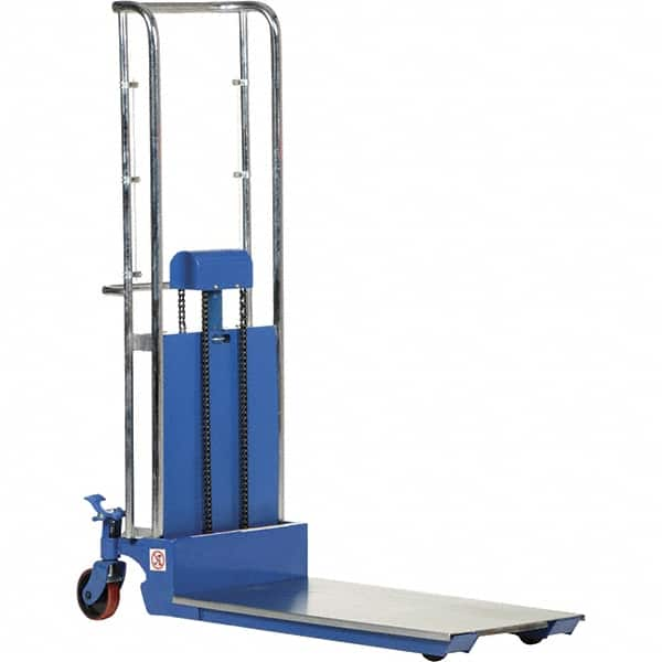 Vestil - 300 Lb Capacity Portable Hydraulic Hefty Lift Table - 3-1/2" Lift Height, 40" Platform Length x 23" Platform Width - Makers Industrial Supply