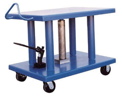 Vestil - 6,000 Lb Capacity Manual Hydraulic Post Lift Table - 36" Lift Height, 36" Platform Length x 24" Platform Width - Makers Industrial Supply