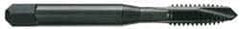 OSG - M24x1.50 Metric Fine, 4 Flute, Oxide Finish, Vanadium High Speed Steel Spiral Point Tap - Plug Chamfer, Right Hand Thread, 4-29/32" OAL, 2-7/32" Thread Length, 0.76" Shank Diam - Exact Industrial Supply