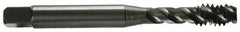 OSG - 1/2-13 UNC 3 Flute Modified Bottoming Spiral Flute Tap - Vanadium High Speed Steel, TiCN Finish, 3-3/8" OAL, Right Hand Flute, Right Hand Thread, Oversize, H7, Series 290 - Makers Industrial Supply