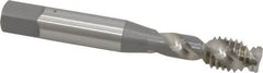 OSG - 3/8-16 UNC 2 Flute 2B Modified Bottoming Spiral Flute Tap - Vanadium High Speed Steel, Bright Finish, 2-15/16" OAL, Right Hand Flute, Right Hand Thread, H5, Series 295 - Makers Industrial Supply