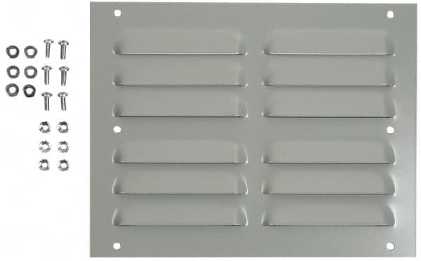 Cooper B-Line - Electrical Enclosure Steel Louver Plate Kit - For Use with Cooper B-Line Enclosures - Makers Industrial Supply