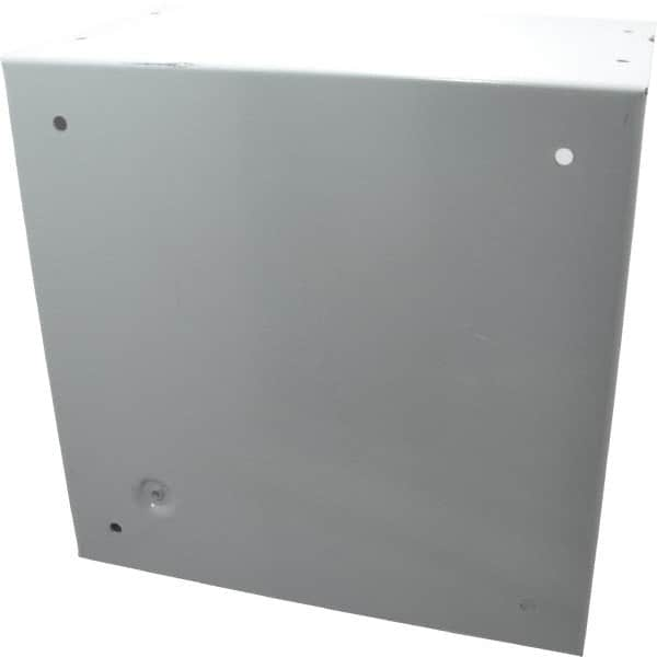 Cooper B-Line - Steel Junction Box Enclosure Screw Flat Cover - NEMA 1, 10" Wide x 10" High x 6" Deep - Makers Industrial Supply