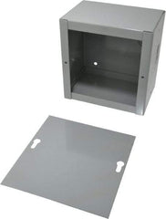 Cooper B-Line - Steel Junction Box Enclosure Screw Flat Cover - NEMA 1, 6" Wide x 6" High x 4" Deep - Makers Industrial Supply