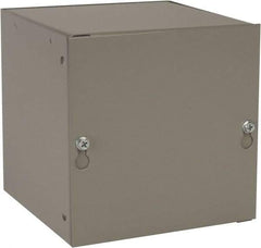 Cooper B-Line - Steel Junction Box Enclosure Screw Flat Cover - NEMA 1, 6" Wide x 6" High x 6" Deep - Makers Industrial Supply