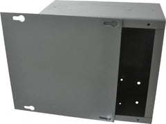 Cooper B-Line - Steel Junction Box Enclosure Screw Flat Cover - NEMA 1, 8" Wide x 8" High x 4" Deep - Makers Industrial Supply