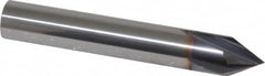 Niagara Cutter - 3/8" Diam 4 Flute Single End Solid Carbide Chamfer Mill - Makers Industrial Supply