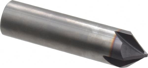 Niagara Cutter - 3/4" Diam 4 Flute Single End Solid Carbide Chamfer Mill - Makers Industrial Supply