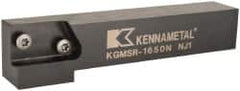 Kennametal - KGMS, Right Hand, Indexable Grooving Tool Holder - 25.4mm Shank Height, 25.4mm Shank Width, 139.9mm OAL - Makers Industrial Supply