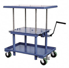 Vestil - 2,000 Lb Capacity Mechanical Lift Table - 28" Lift Height, 42" Platform Length x 30" Platform Width - Makers Industrial Supply