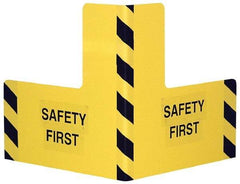 Vestil - 16" Long, Steel Corner Protector - Yellow, 8" High x 16" Wide Side - Makers Industrial Supply