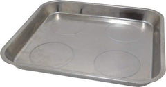 Eclipse - 11-1/2" Long x 10-11/16" Wide Magnetic Tray - Stainless Steel with Rubber-Coated Ferrite - Makers Industrial Supply