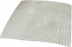 Value Collection - 18 Gage, 0.047 Inch Wire Diameter, 4 x 4 Mesh per Linear Inch, Stainless Steel, Wire Cloth - 0.203 Inch Opening Width, 12 Inch Wide x 12 Inch Stock Length - Makers Industrial Supply