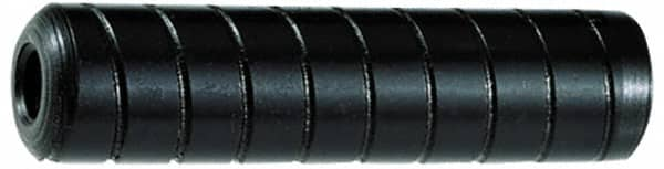 Holo-Krome - 1" Diam x 3" Pin Length 4000 Alloy Steel Pull Out Dowel Pin - Black Luster Finish, C 47-58 & C 60 (Surface) Hardness, 1 Beveled & 1 Threaded End - Makers Industrial Supply