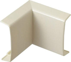 Wiremold - 2-1/2 Inch Long, Raceway Elbow End - Ivory, For Use with Wiremold 2300 Series Raceways - Makers Industrial Supply