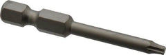 Wera - T10 Torx Bit - 1/4" Hex Drive, 2" OAL - Makers Industrial Supply