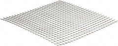 Value Collection - 16 Gage, 0.063 Inch Wire Diameter, 2 x 2 Mesh per Linear Inch, Stainless Steel, Welded Fabric Wire Cloth - 0.437 Inch Opening Width, 12 Inch Wide x 12 Inch Stock Length - Makers Industrial Supply