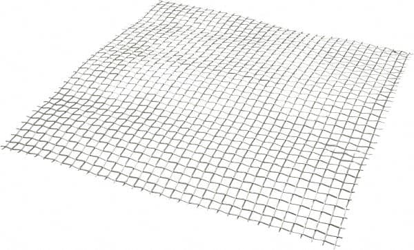 Value Collection - 18 Gage, 0.047 Inch Wire Diameter, 3 x 3 Mesh per Linear Inch, Stainless Steel, Welded Fabric Wire Cloth - 0.287 Inch Opening Width, 12 Inch Wide x 12 Inch Stock Length - Makers Industrial Supply