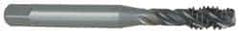 OSG - #5-40 UNC 3 Flute 2B/3B Bottoming Spiral Flute Tap - Vanadium High Speed Steel, Oxide Finish, 1-15/16" OAL, Right Hand Flute, Right Hand Thread, H2 - Makers Industrial Supply