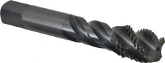 OSG - 7/8-9 UNC 4 Flute 3B Modified Bottoming Spiral Flute Tap - Vanadium High Speed Steel, Oxide Finish, 4-11/16" OAL, Right Hand Flute, Right Hand Thread, H4, Series 303 - Makers Industrial Supply